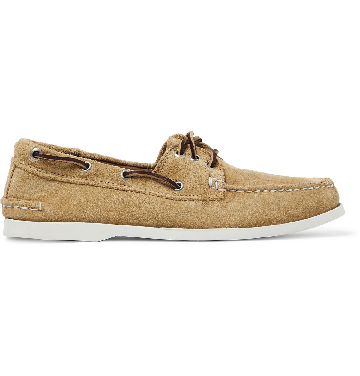 Quoddy - Downeast Suede Boat Shoes - Neutrals Quoddy