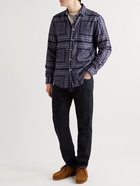 Portuguese Flannel - Printed Cotton-Flannel Shirt - Blue