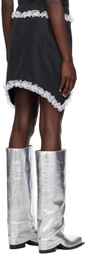 FIDAN NOVRUZOVA Black Asymmetric Miniskirt