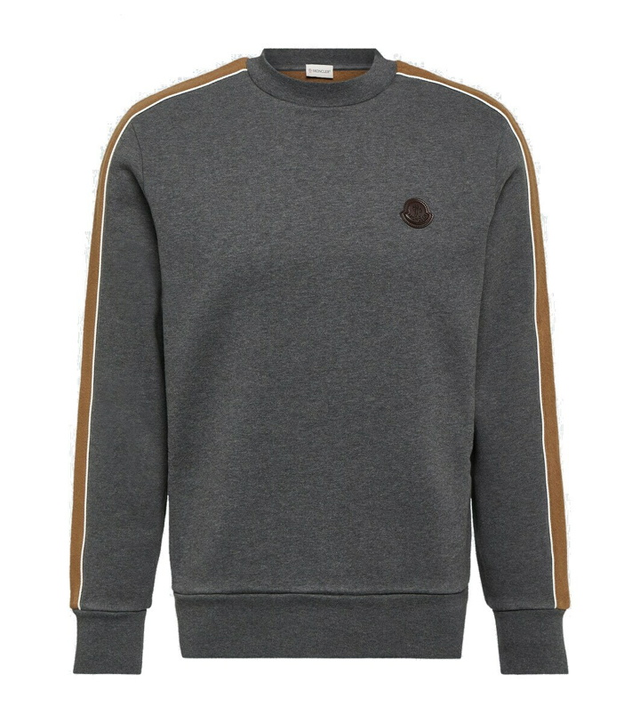 Photo: Moncler Cotton-blend jersey sweatshirt