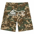 ICECREAM Men's Running Dog Woodland Camo Cargo Shorts in Multi