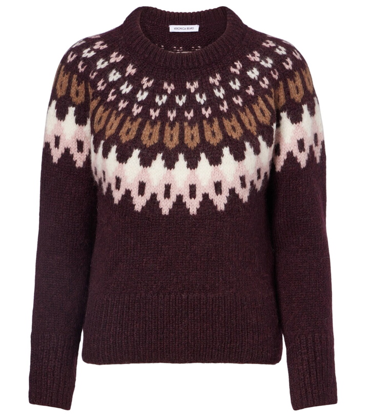 Photo: Veronica Beard Anne Fair Isle wool-blend sweater