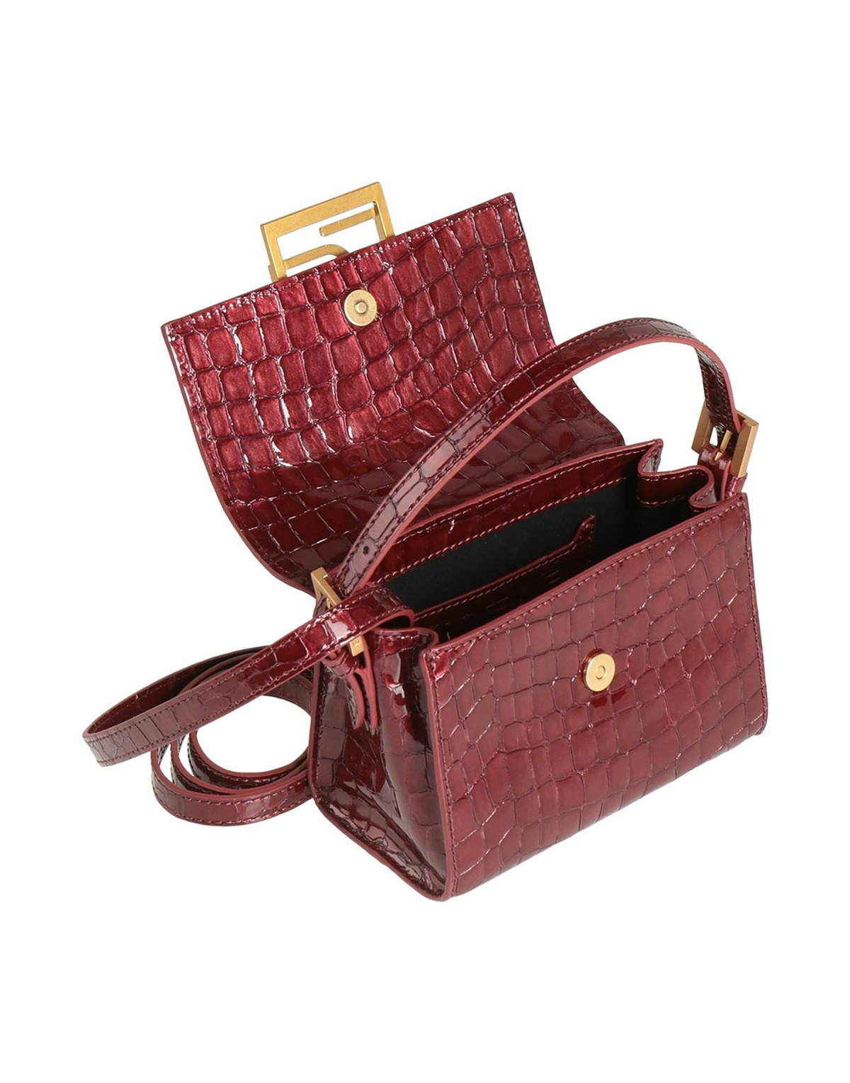 By Far Womens Handbag Burgundy