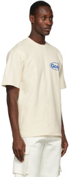 GCDS Beige Shop List T-Shirt