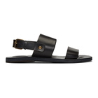 Officine Creative Black Tanhos Sandals