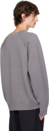 Y-3 Gray 3S Knit Sweater