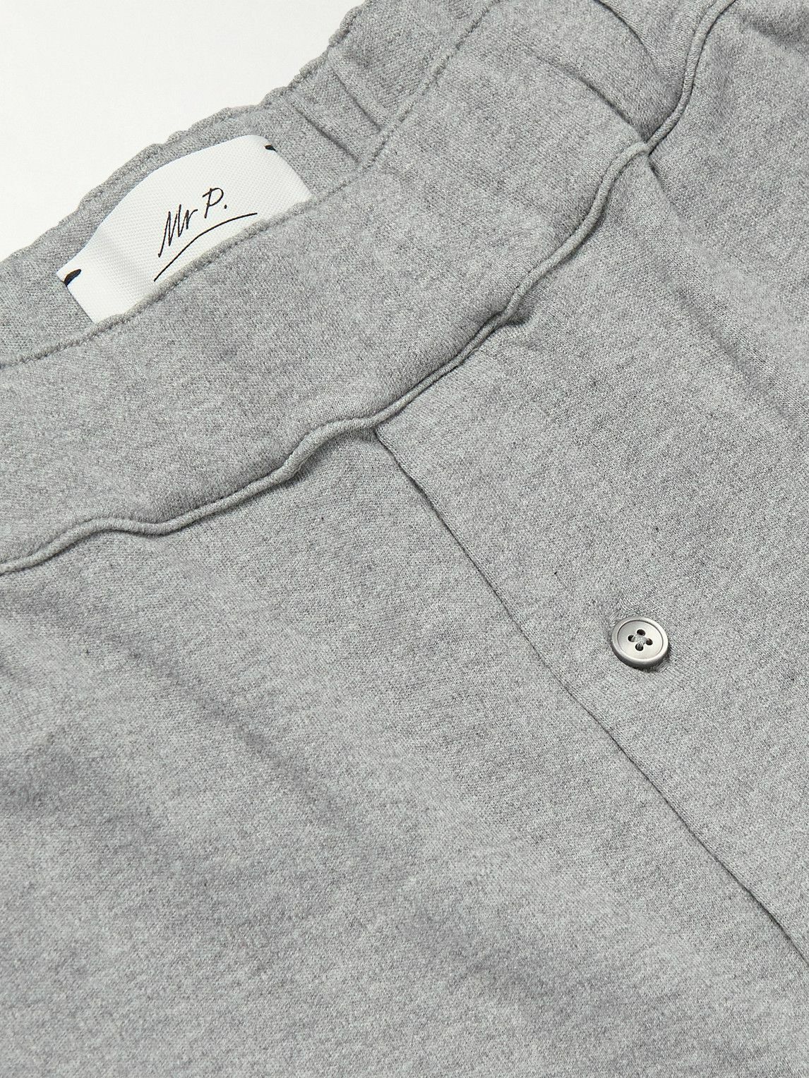 Mr P. - Cotton-Jersey Pyjama Shorts - Gray