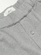 Mr P. - Cotton-Jersey Pyjama Shorts - Gray