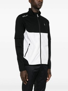 RLX Ralph Lauren Black Stratus Windbreaker Logo-Embroidered Jacket