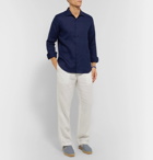 Kingsman - Orlebar Brown Giles Slim-Fit Linen Shirt - Navy