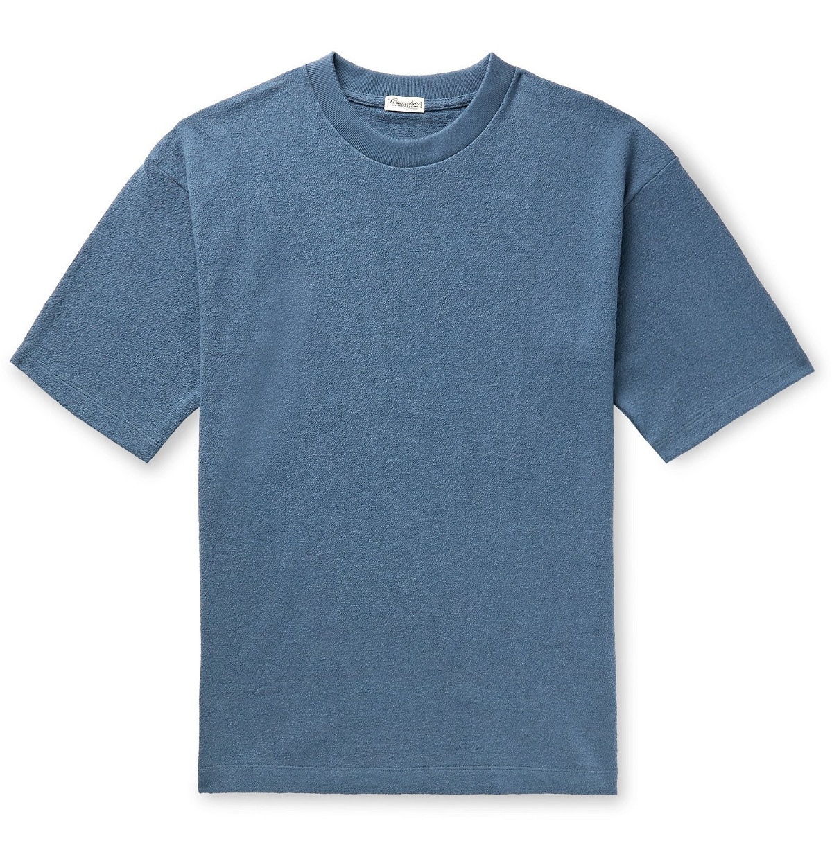 Photo: Camoshita - Cotton-Terry T-Shirt - Blue