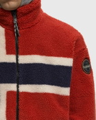 Napapijri FLEECE JACKET Red Men