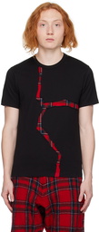 Comme des Garçons Shirt Black Tartan T-Shirt