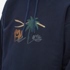 Magenta Men's Desert Hoodie in Dark Navy