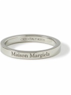 Maison Margiela - Logo-Engraved Silver Ring - Silver