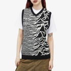 Pleasures Women's Interzone Sweater Vest in Black