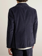 Barena - Borgo Garment-Dyed Cotton-Corduroy Suit Jacket - Blue