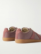 Maison Margiela - Replica Leather and Suede Sneakers - Pink