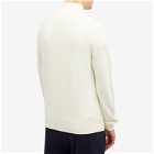 Moncler Men's Zip Through Knit Jacket in White