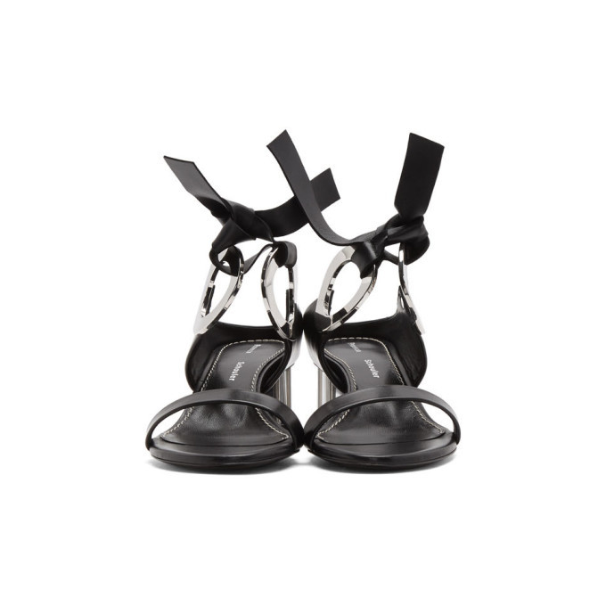 Proenza Schouler Black Grommet Sandals Proenza Schouler