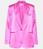 The Sei Oversized silk charmeuse blazer