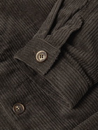 Satta - Allotment Cotton-Corduroy Overshirt - Black