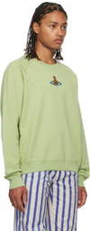 Vivienne Westwood Green Embroidered Sweatshirt