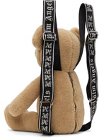 Palm Angels Tan 'Bear in Mind' Backpack