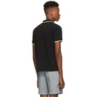 Kenzo Black High Summer Limited Edition Tiger Fitted Polo