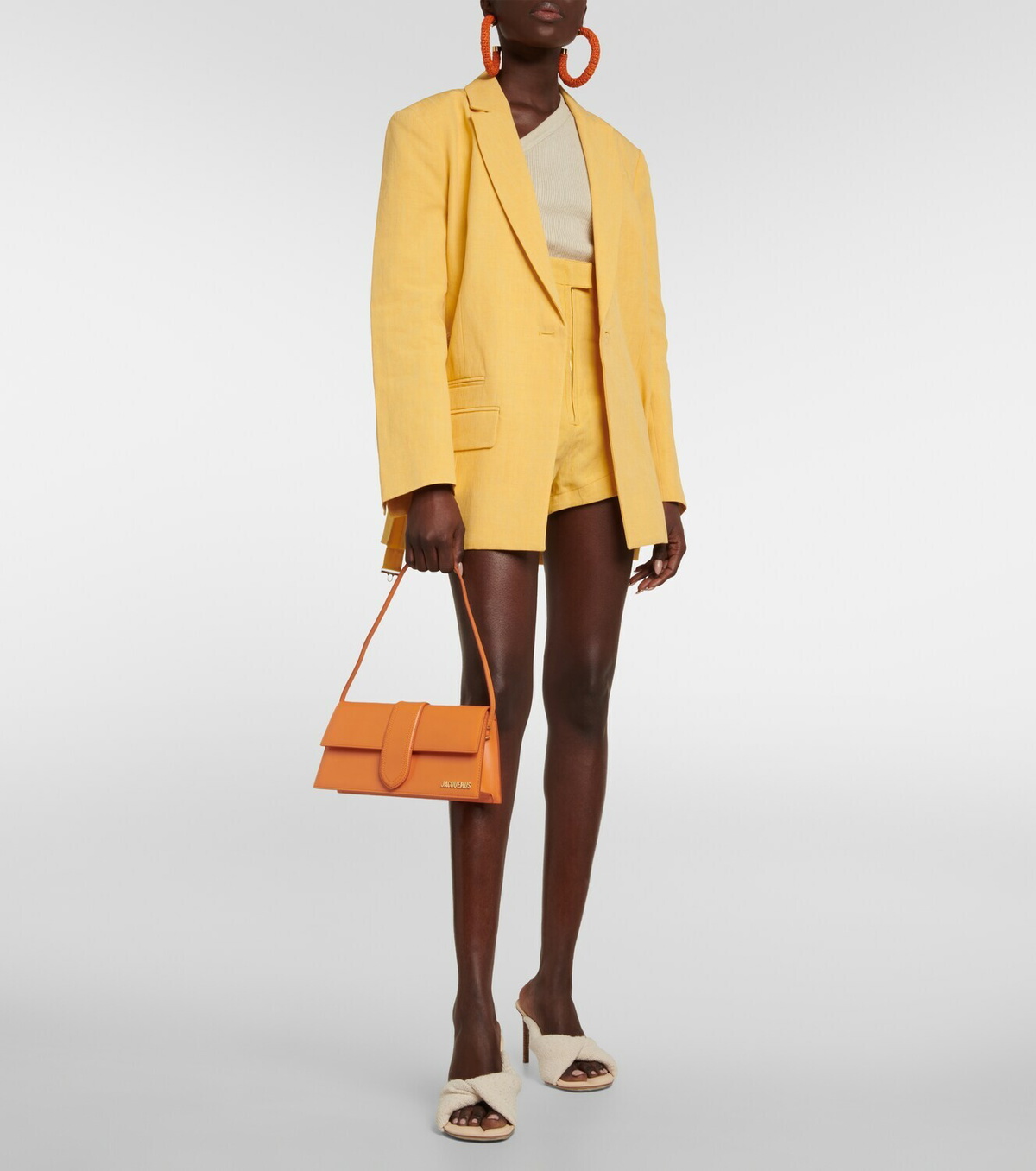 Jacquemus - Le Bambino Long leather shoulder bag