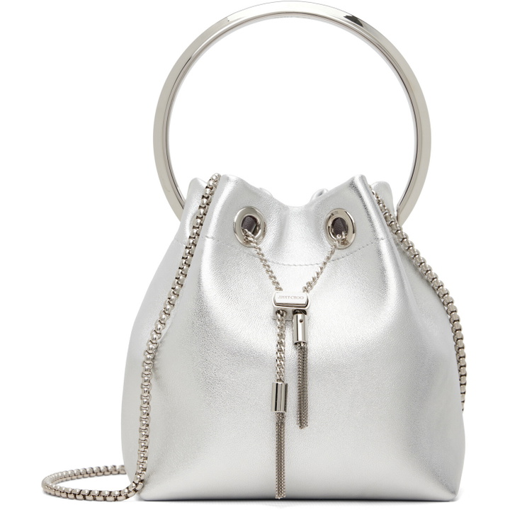 Photo: Jimmy Choo Silver Bon Bon Bag