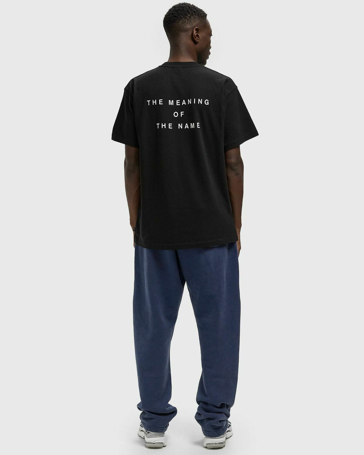 PATTA Meaning of the Name Tee Black Mens Shortsleefe