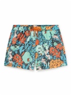 Paul Smith - Tropical Garden Straight-Leg Mid-Length Printed Recycled Swim Shorts - Multi