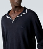 Giorgio Armani Linen and silk polo sweater