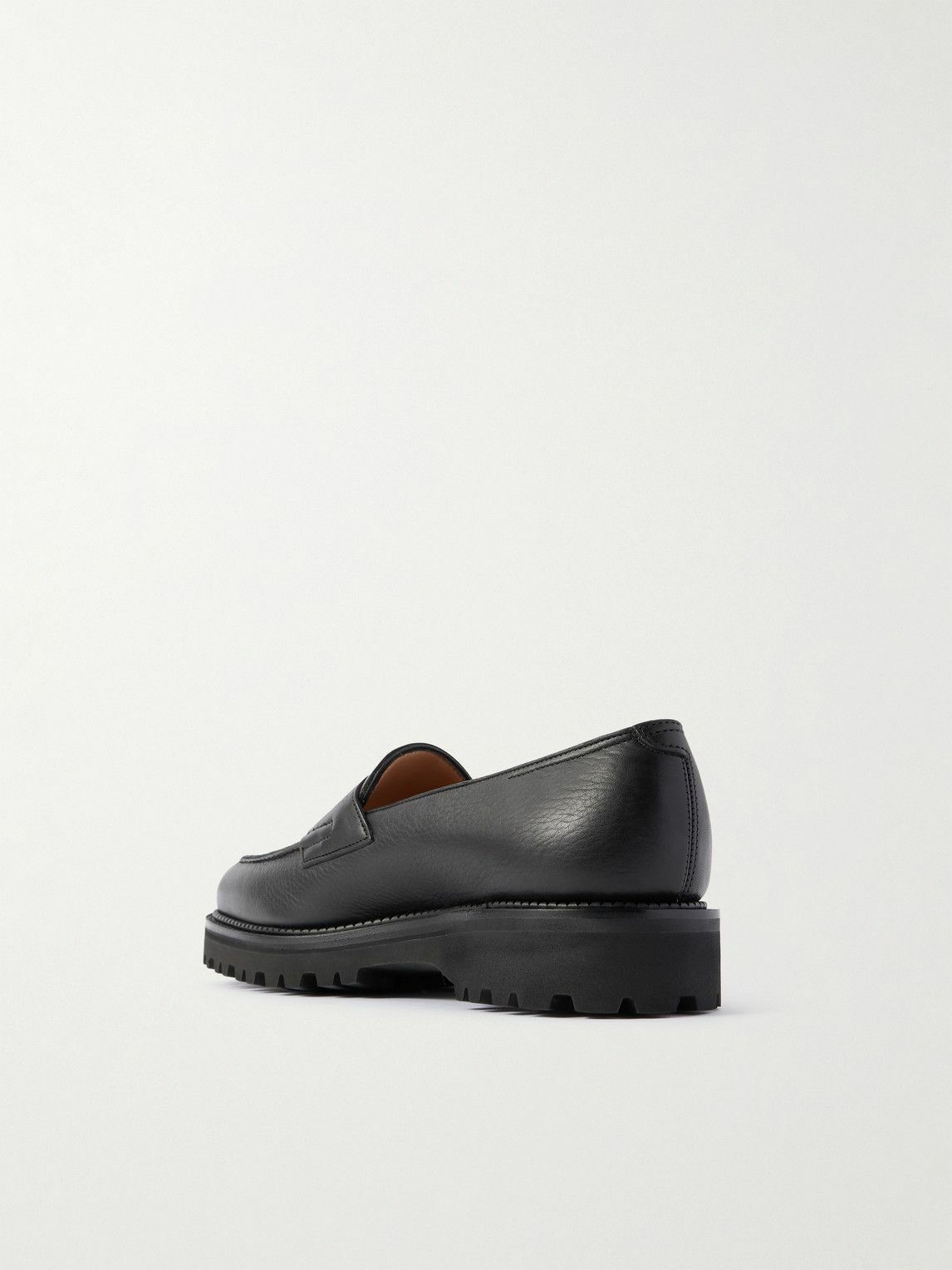 John Lobb - Lopez New Standard Leather Penny Loafers - Black John Lobb