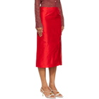 RESCHA SSENSE Exclusive Red Double Kalam Skirt