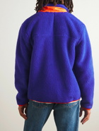 Polo Ralph Lauren - Logo-Appliquéd Shell-Trimmed Fleece Jacket - Blue