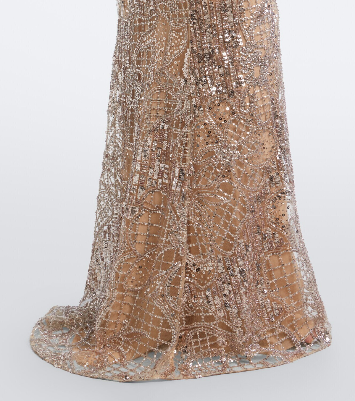 Elie Saab Embellished silk-blend tulle gown