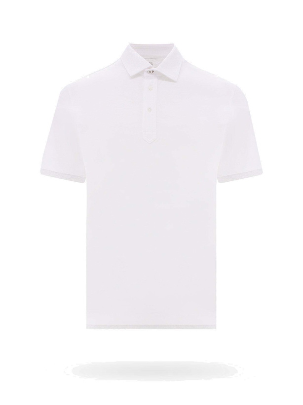 Photo: Brunello Cucinelli   Polo Shirt White   Mens