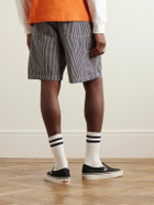 Carhartt WIP - Straight-Leg Striped Cotton-Canvas Shorts - Blue