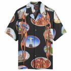 Pleasures Women's 7 Wonder Camp Shirt in Black