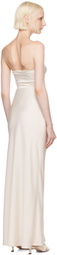 BEC + BRIDGE Off-White Emilia Strapless Dress