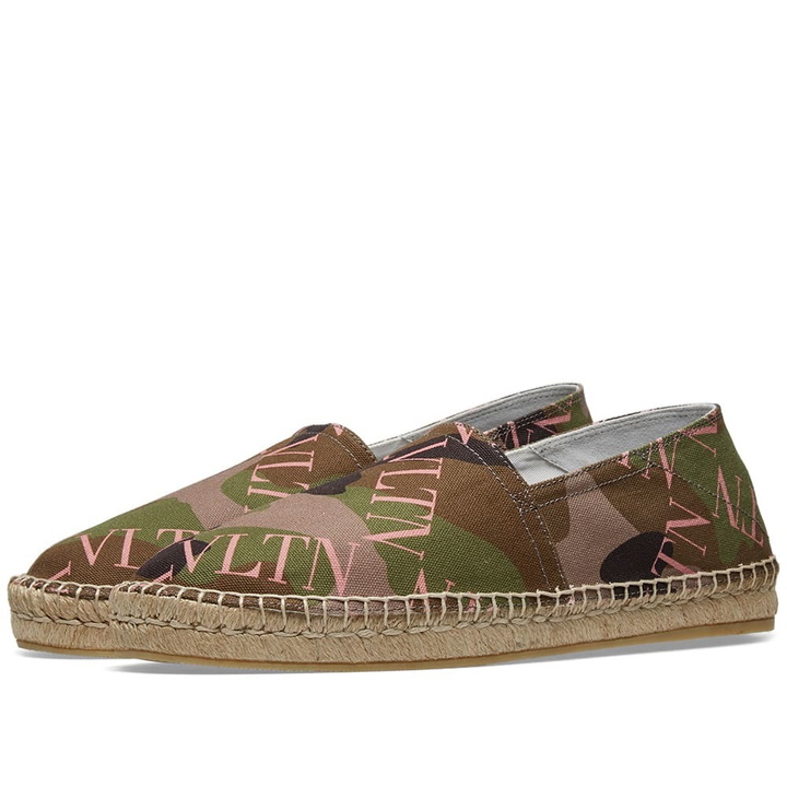 Photo: Valentino Grid Logo Espadrille