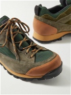 Diemme - Grappa Suede and Rubber-Trimmed Mesh Boots - Green