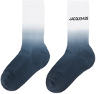 Jacquemus Navy & White 'Les Chaussettes Moisson' Socks