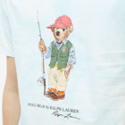 Polo Ralph Lauren Men's Tie Dye Fishing Bear T-Shirt in Island Aqua