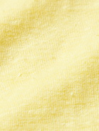 ALTEA - Slub Stretch-Linen T-Shirt - Yellow - S