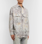 Fear of God - Oversized Printed Brushed-Cotton Shirt - Neutrals