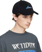 We11done Black WD Logo Cap