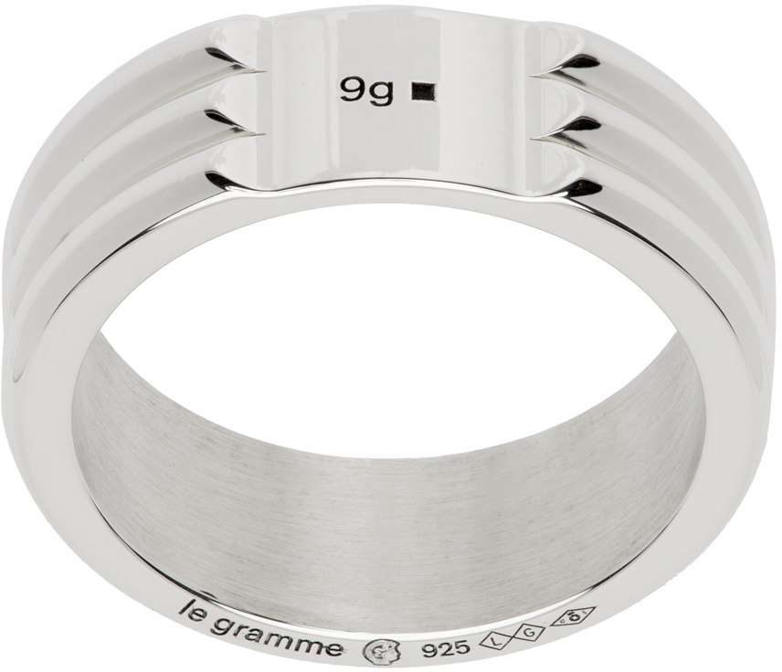 Le Gramme Silver 'Le 9g' Gordon Ring